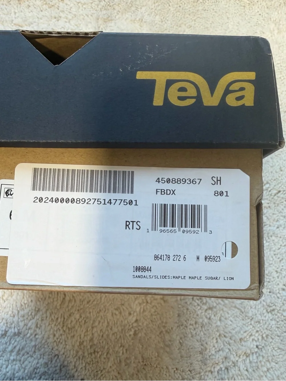 Teva Women's Flatform Sandal in Blush Pink